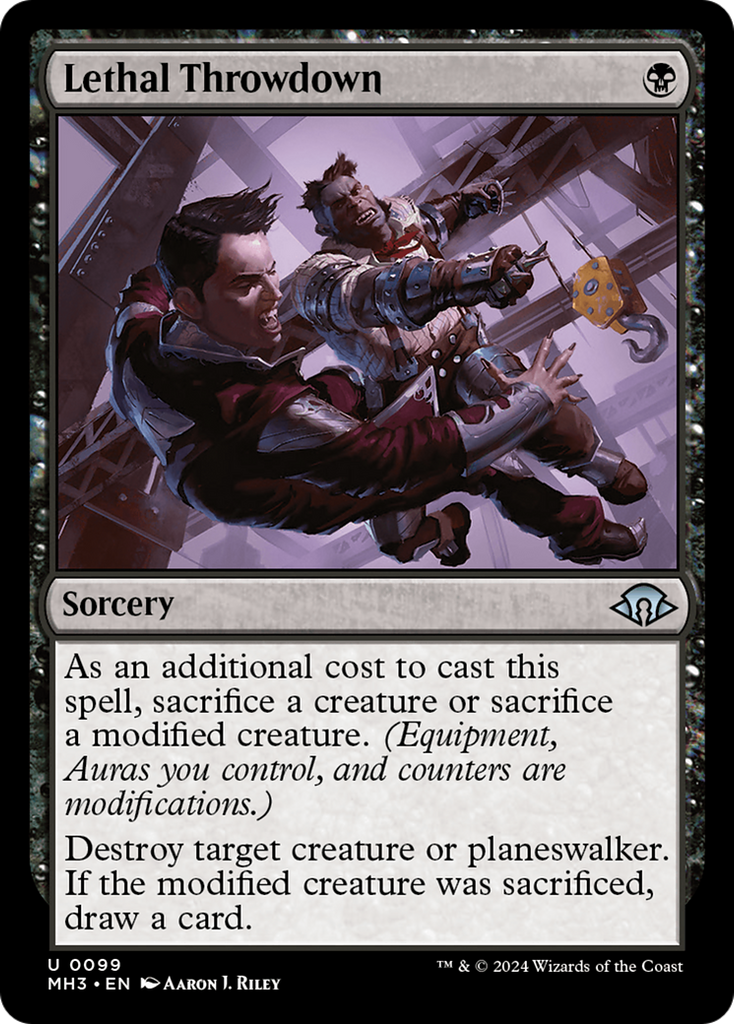 Magic: The Gathering - Lethal Throwdown Foil - Modern Horizons 3