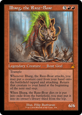 Magic: The Gathering - Ilharg, the Raze-Boar Foil - Ravnica Remastered
