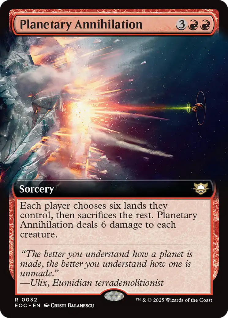 Magic: The Gathering - Planetary Annihilation - Edge of Eternities Commander