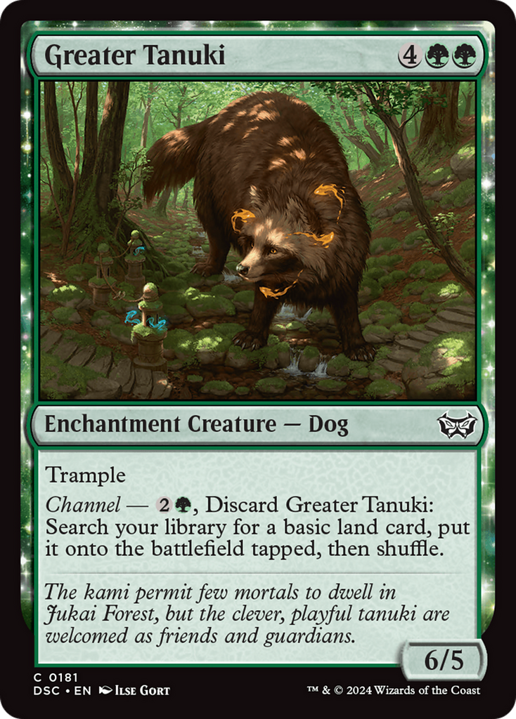 Magic: The Gathering - Greater Tanuki - Duskmourn: House of Horror Commander