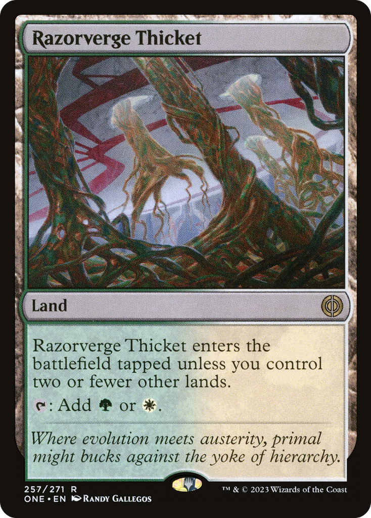 Magic: The Gathering - Razorverge Thicket - Phyrexia: All Will Be One