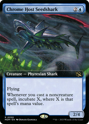 Magic: The Gathering - Chrome Host Seedshark Foil - March of the Machine