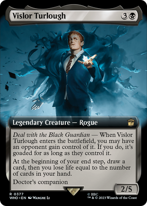 Magic: The Gathering - Vislor Turlough Foil - Doctor Who