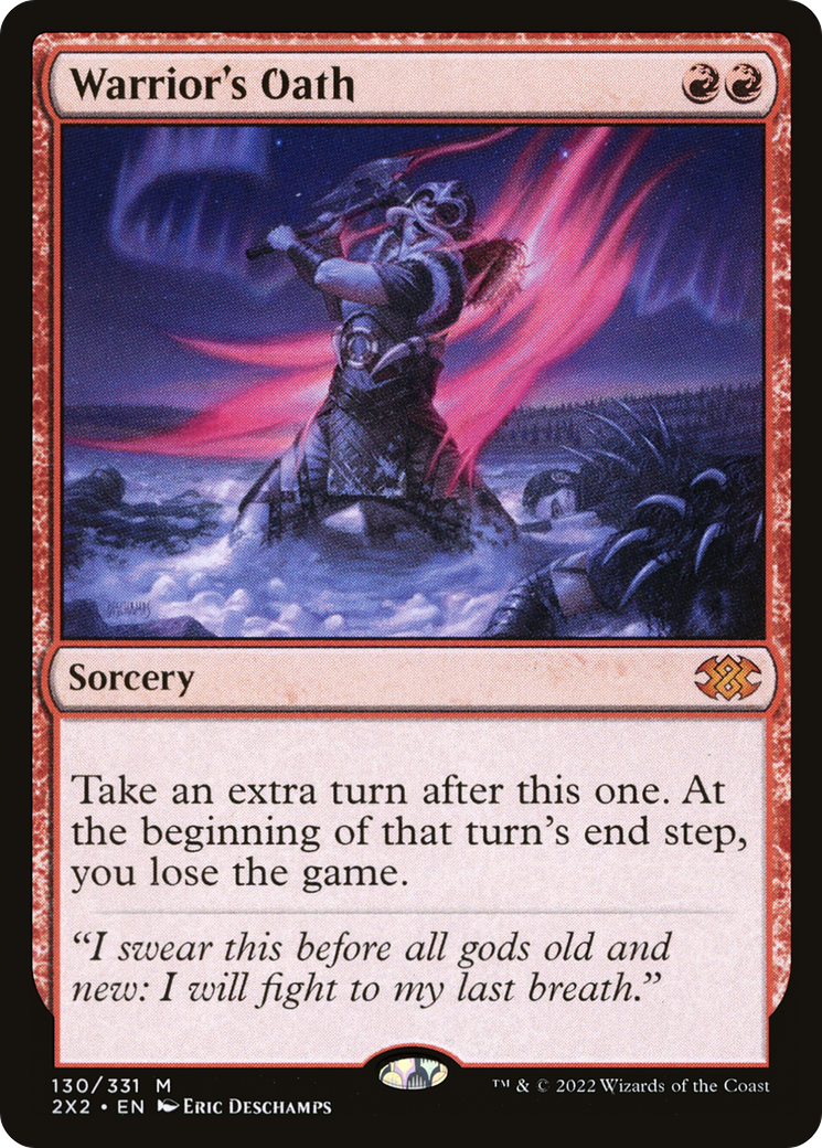 Magic: The Gathering - Warrior's Oath Foil - Double Masters 2022