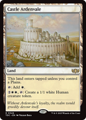 Magic: The Gathering - Castle Ardenvale - Tarkir: Dragonstorm Commander