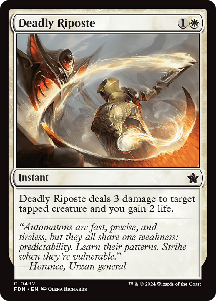 Magic: The Gathering - Deadly Riposte - Foundations