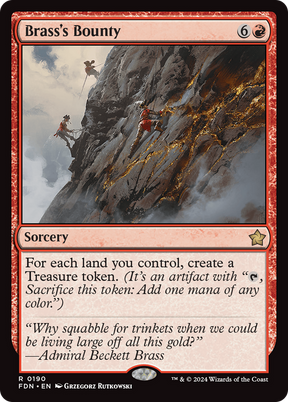 Magic: The Gathering - Brass's Bounty Foil - Foundations