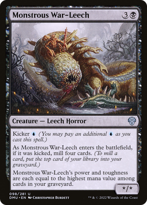 Magic: The Gathering - Monstrous War-Leech - Dominaria United