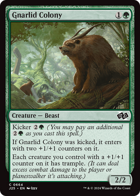 Magic: The Gathering - Gnarlid Colony - Foundations Jumpstart