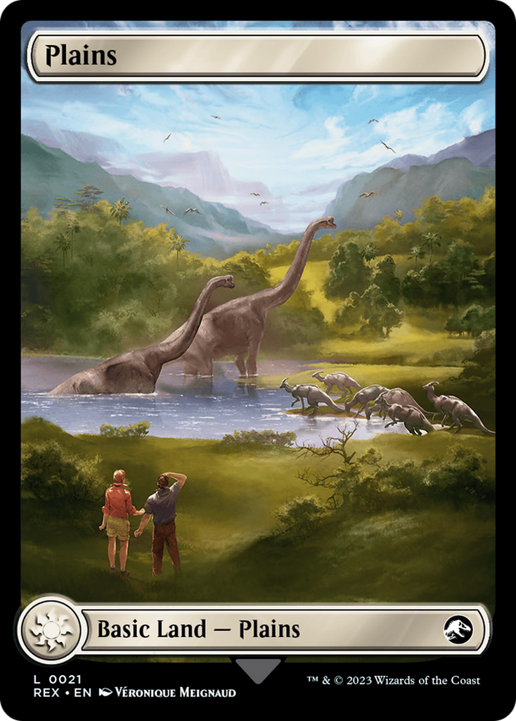Magic: The Gathering - Plains // Plains - Jurassic World Collection