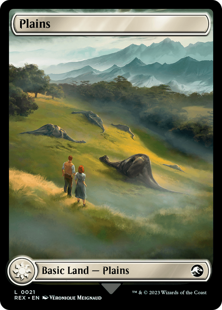 Magic: The Gathering - Plains // Plains Foil - Jurassic World Collection