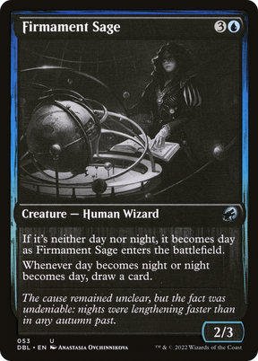 Magic: The Gathering - Firmament Sage Foil - Innistrad: Double Feature