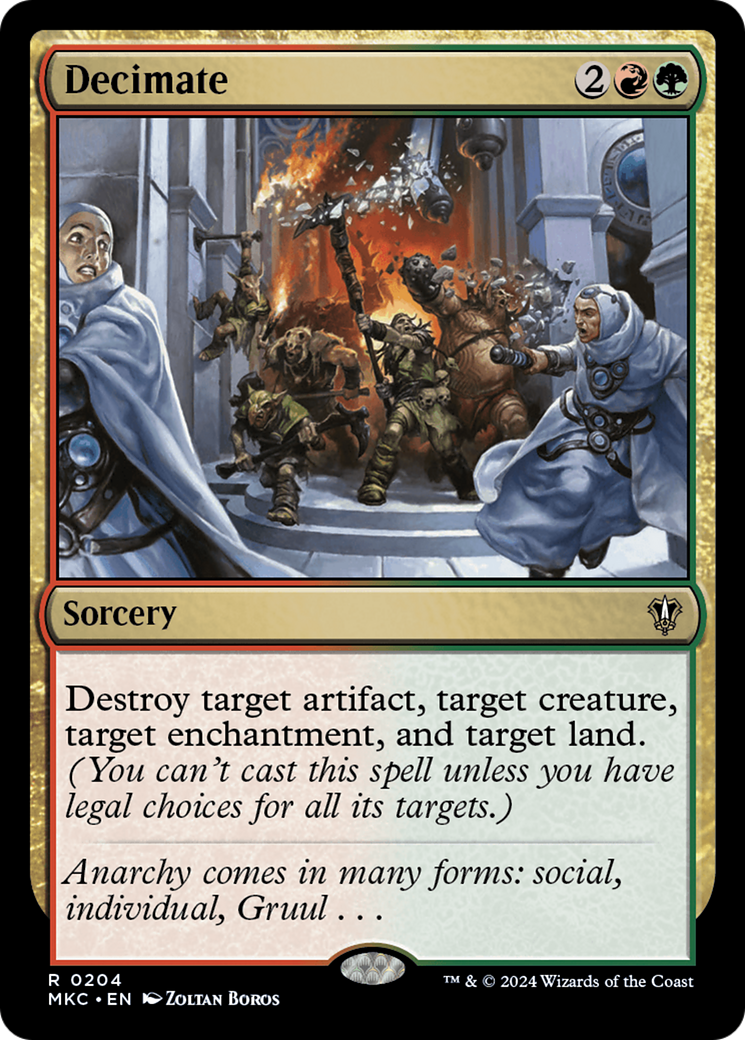 Magic: The Gathering - Decimate - Murders at Karlov Manor Commander