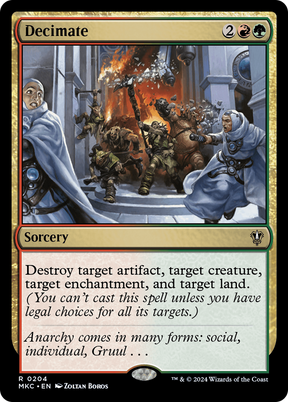 Magic: The Gathering - Decimate - Murders at Karlov Manor Commander