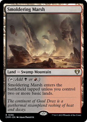 Magic: The Gathering - Smoldering Marsh - Commander Masters