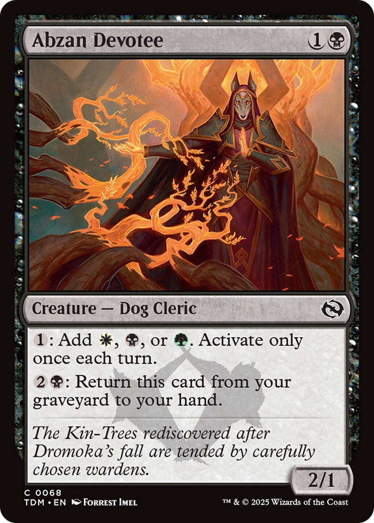Magic: The Gathering - Abzan Devotee Foil - Tarkir: Dragonstorm