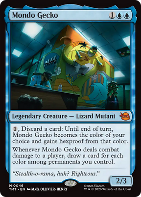 Magic: The Gathering - Mondo Gecko Foil - Teenage Mutant Ninja Turtles