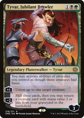Magic: The Gathering - Tyvar, Jubilant Brawler - Phyrexia: All Will Be One