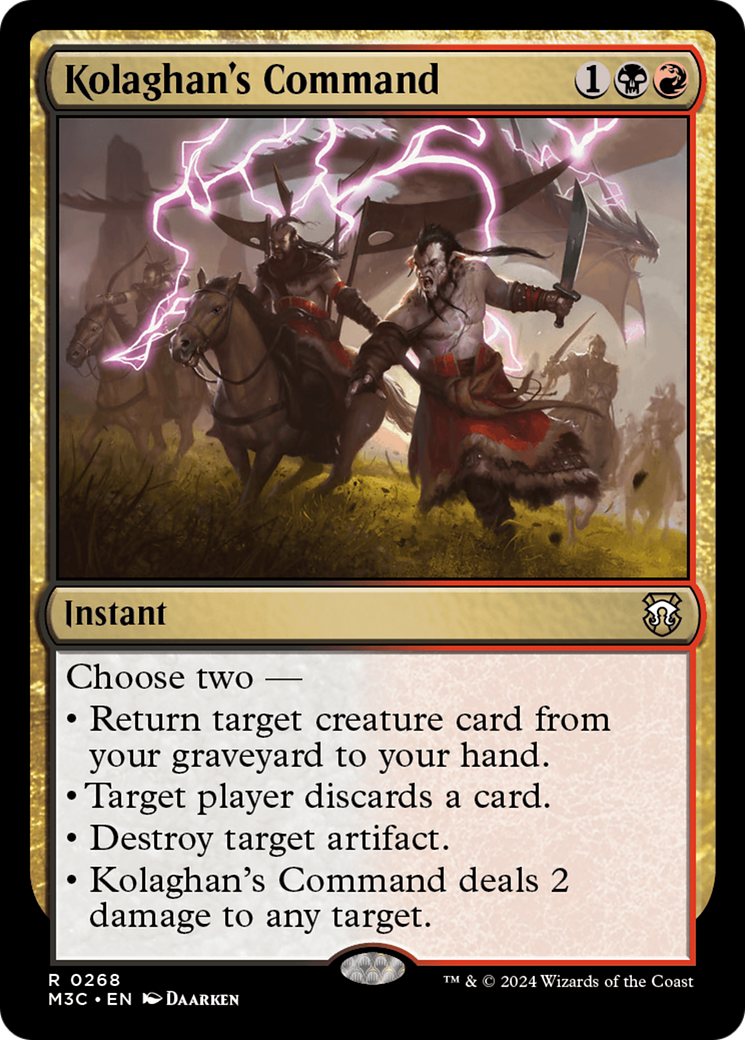 Magic: The Gathering - Kolaghan's Command - Modern Horizons 3 Commander