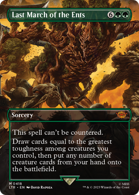Magic: The Gathering - Last March of the Ents Foil - The Lord of the Rings: Tales of Middle-earth