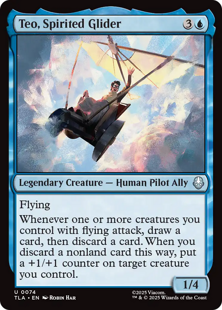 Magic: The Gathering - Teo, Spirited Glider - Avatar: The Last Airbender