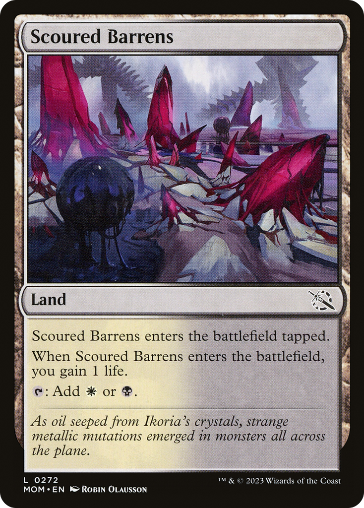 Magic: The Gathering - Scoured Barrens Foil - March of the Machine