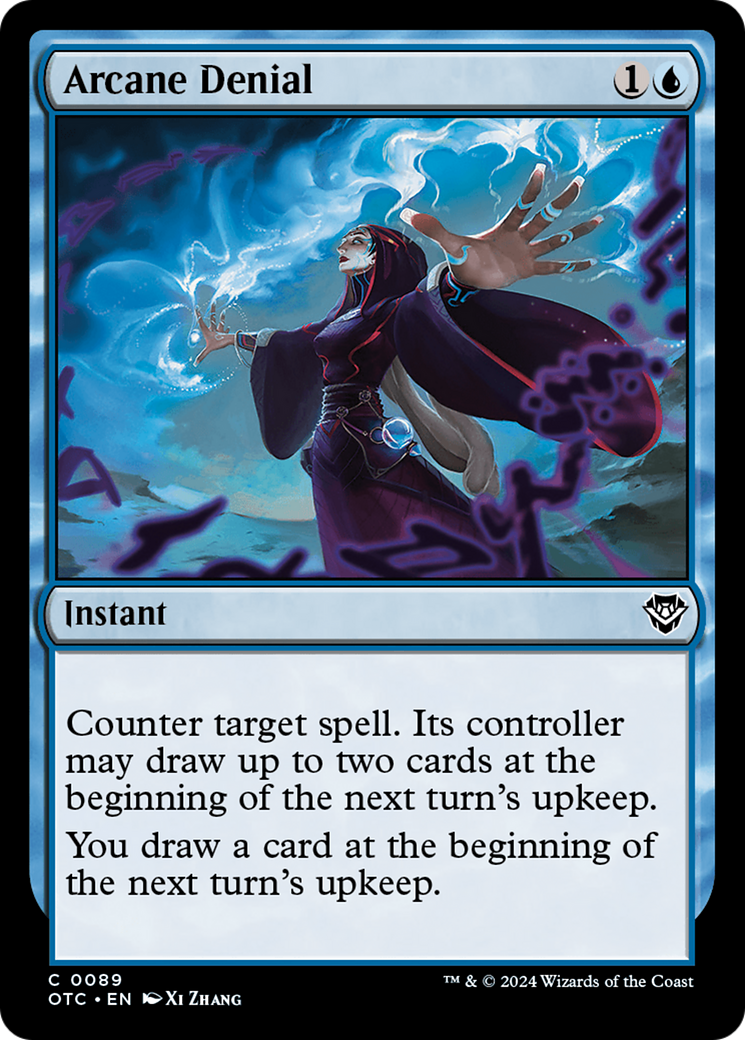Magic: The Gathering - Arcane Denial - Outlaws of Thunder Junction Commander