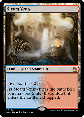 Magic: The Gathering - Steam Vents - Ravnica Remastered