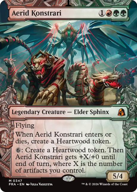 Magic: The Gathering - Aerid Konstrari Foil - Reality Fracture