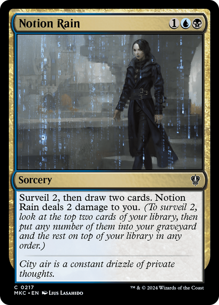 Magic: The Gathering - Notion Rain - Murders at Karlov Manor Commander