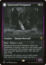 Magic: The Gathering - Graveyard Trespasser // Graveyard Glutton Foil - Innistrad: Double Feature