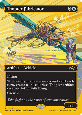 Magic: The Gathering - Thopter Fabricator Foil - Aetherdrift
