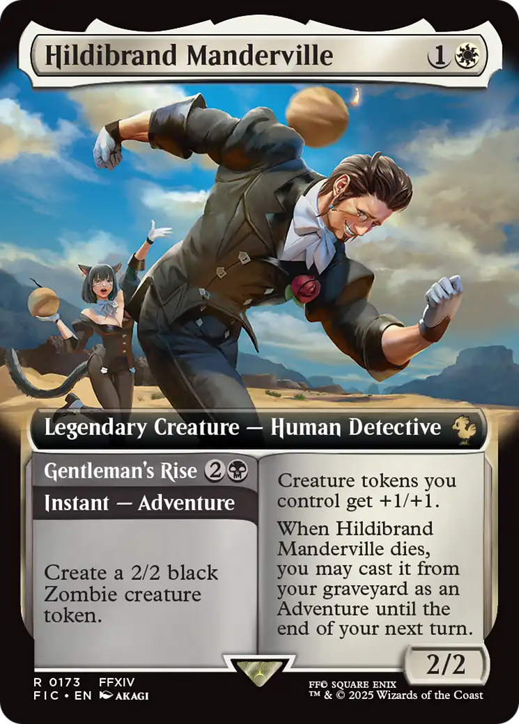 Magic: The Gathering - Hildibrand Manderville // Gentleman's Rise - Final Fantasy Commander