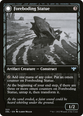 Magic: The Gathering - Foreboding Statue // Forsaken Thresher - Innistrad: Double Feature