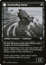 Magic: The Gathering - Foreboding Statue // Forsaken Thresher Foil - Innistrad: Double Feature