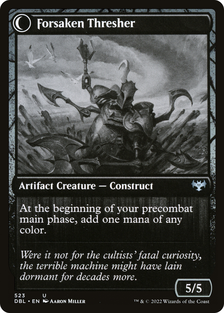 Magic: The Gathering - Foreboding Statue // Forsaken Thresher - Innistrad: Double Feature