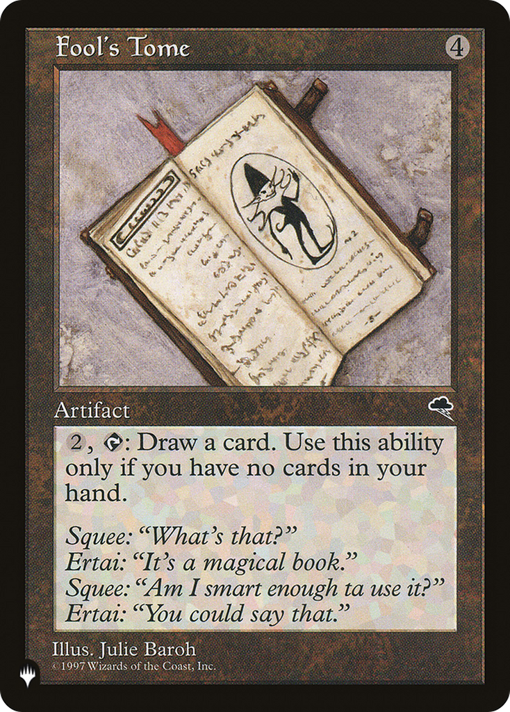 Magic: The Gathering - Fool's Tome - The List