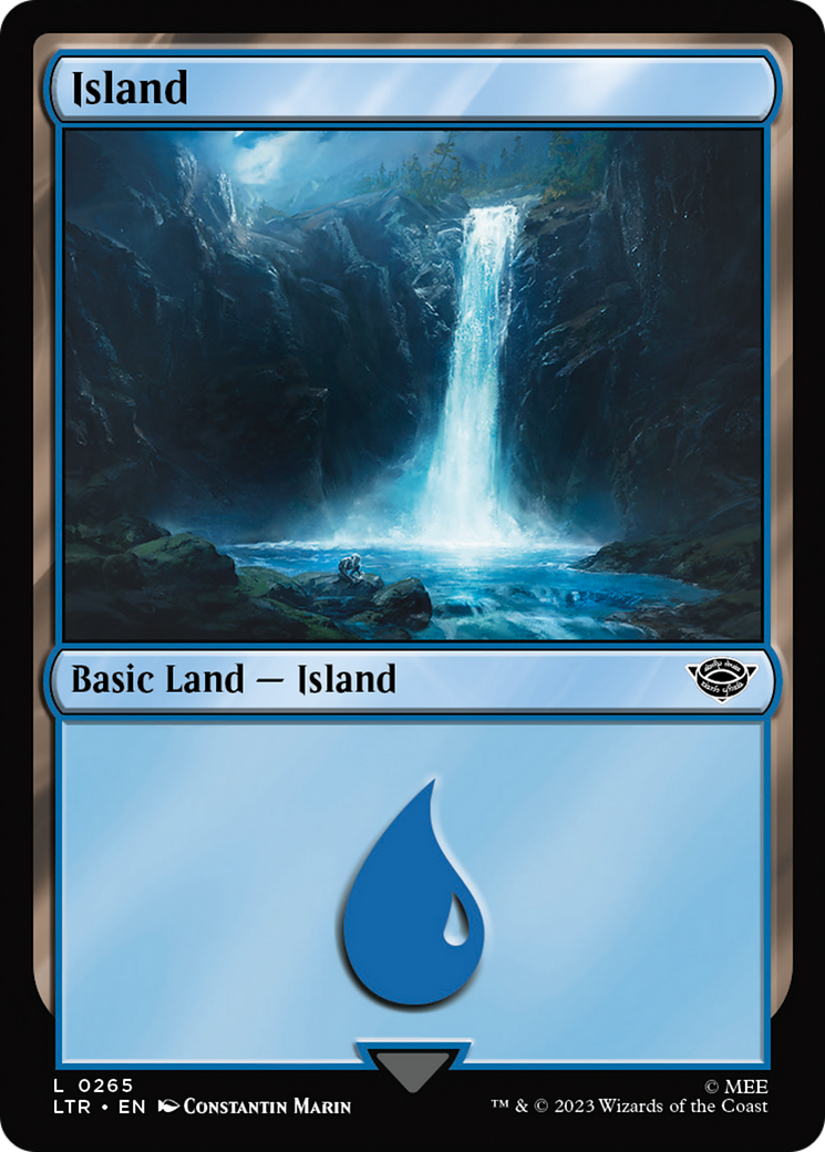 Magic: The Gathering - Island #265 Foil - The Lord of the Rings: Tales of Middle-earth