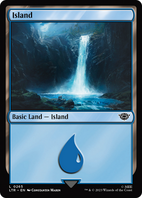 Magic: The Gathering - Island #265 Foil - The Lord of the Rings: Tales of Middle-earth