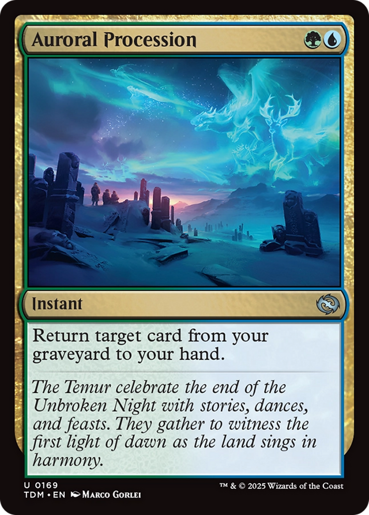 Magic: The Gathering - Auroral Procession - Tarkir: Dragonstorm