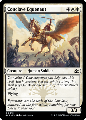Magic: The Gathering - Conclave Equenaut Foil - Ravnica Remastered
