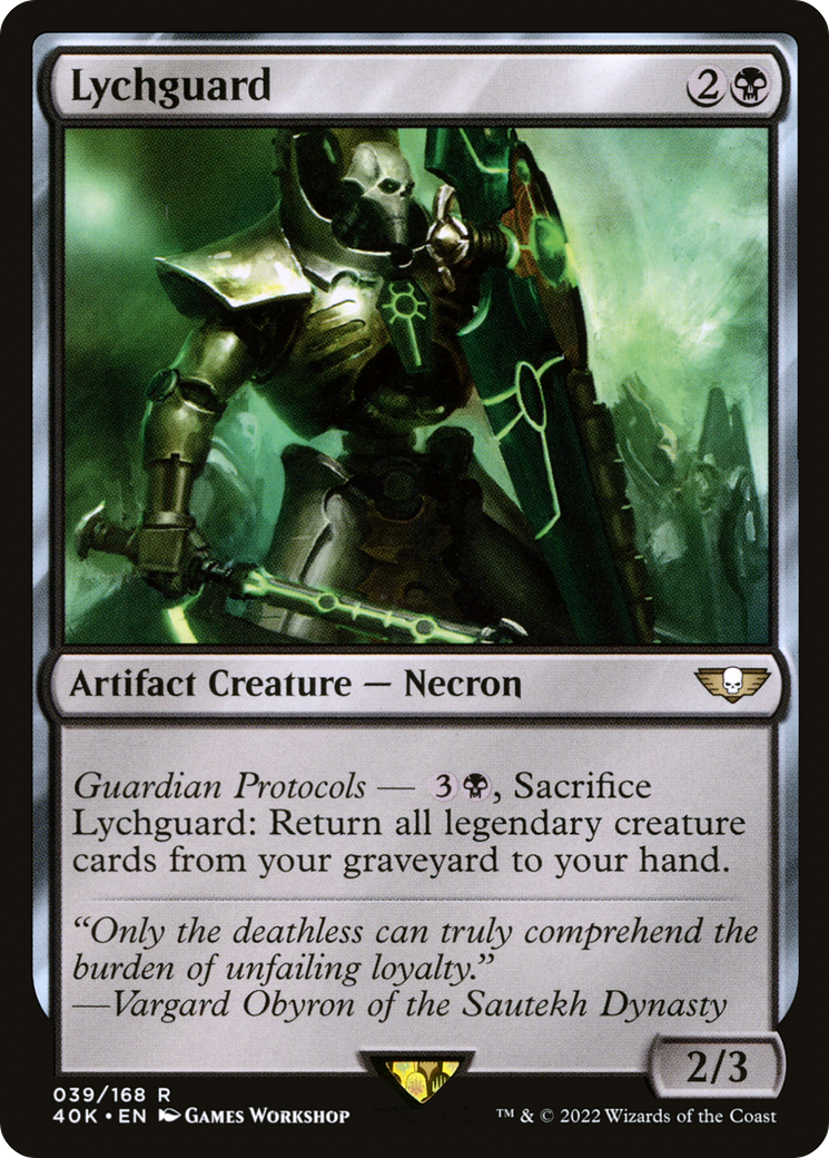 Magic: The Gathering - Lychguard - Warhammer 40000 Commander