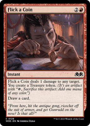 Magic: The Gathering - Flick a Coin Foil - Wilds of Eldraine