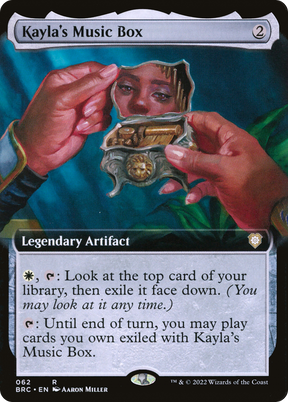 Magic: The Gathering - Kayla's Music Box Foil - The Brothers' War Commander