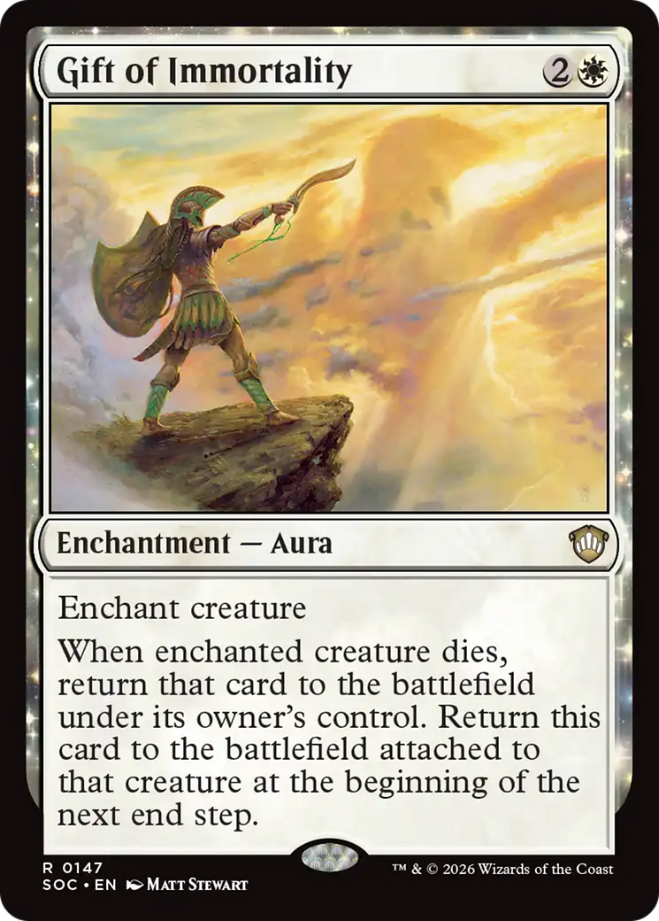 Magic: The Gathering - Gift of Immortality - Secrets of Strixhaven Commander