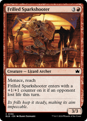 Magic: The Gathering - Frilled Sparkshooter Foil - Bloomburrow