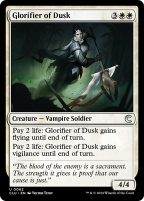 Magic: The Gathering - Glorifier of Dusk - Ravnica: Clue Edition