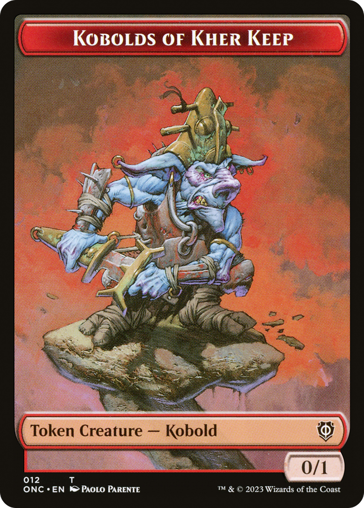 Magic: The Gathering - Kobolds of Kher Keep Token - Phyrexia: All Will Be One Commander Tokens