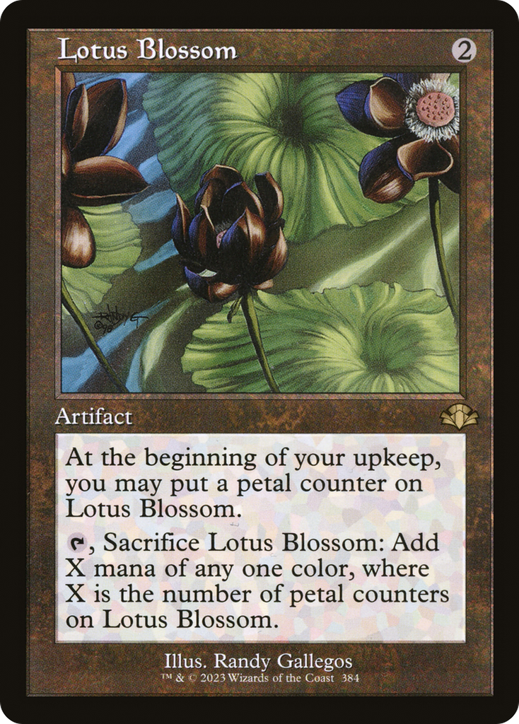 Magic: The Gathering - Lotus Blossom Foil - Dominaria Remastered