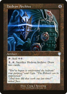 Magic: The Gathering - Hedron Archive - The Brothers' War Commander